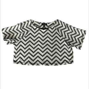 Anthropologie Tela size large oversized crop shirt